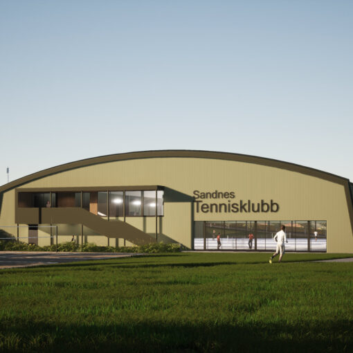 Vi bygger tennishall!