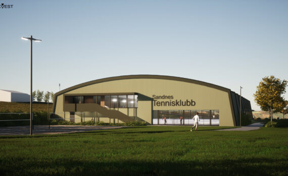 Vi bygger tennishall!